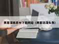 瑞安黑客漫画素材下载网站（黑客动漫头像）
